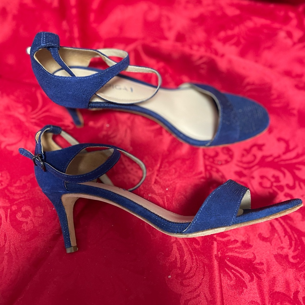 Elegant Blue Women's Heels